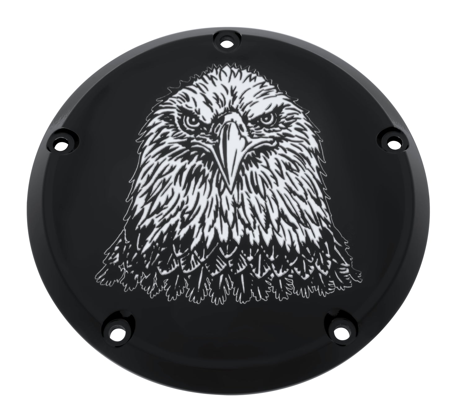 Eagle with Attitude   2019 &amp; Later Black Gloss Softail Derby Cover