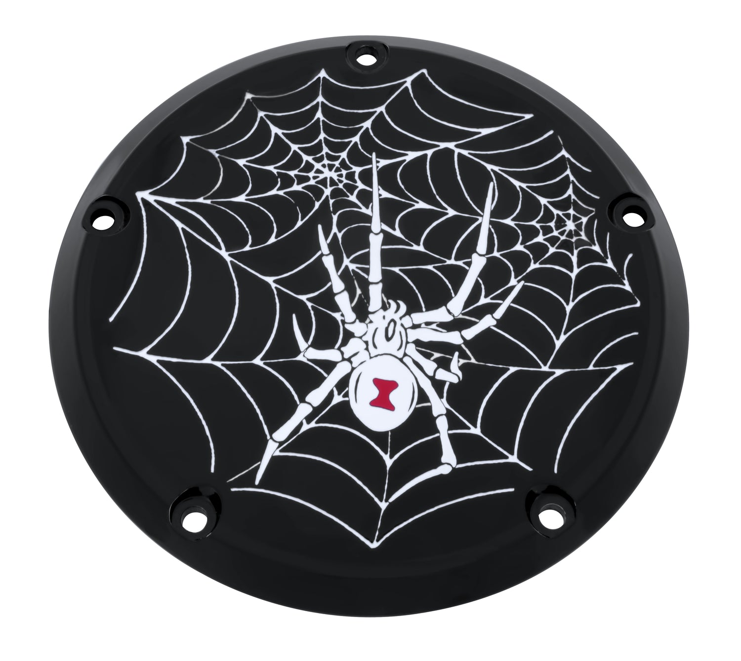 Black Widow Spider -  TC Derby Cover, 7 ¼ inches in diameter