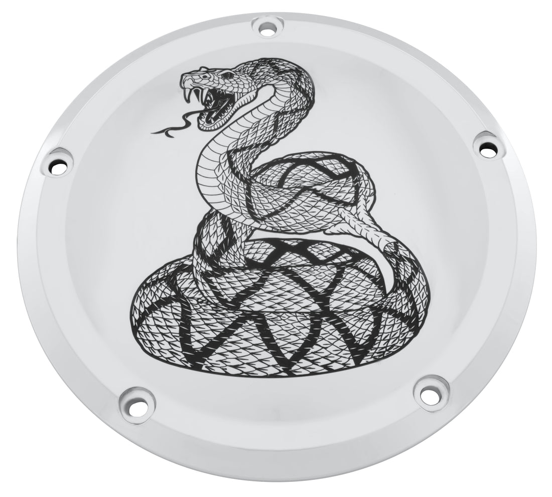 Rattlesnake TC Derby Cover, 7 ¼ inches in diameter