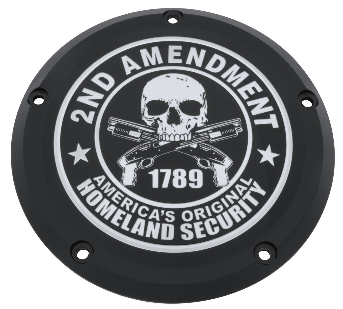 2nd Amendment     2016 &amp; Later Touring Black Gloss Derby Cover