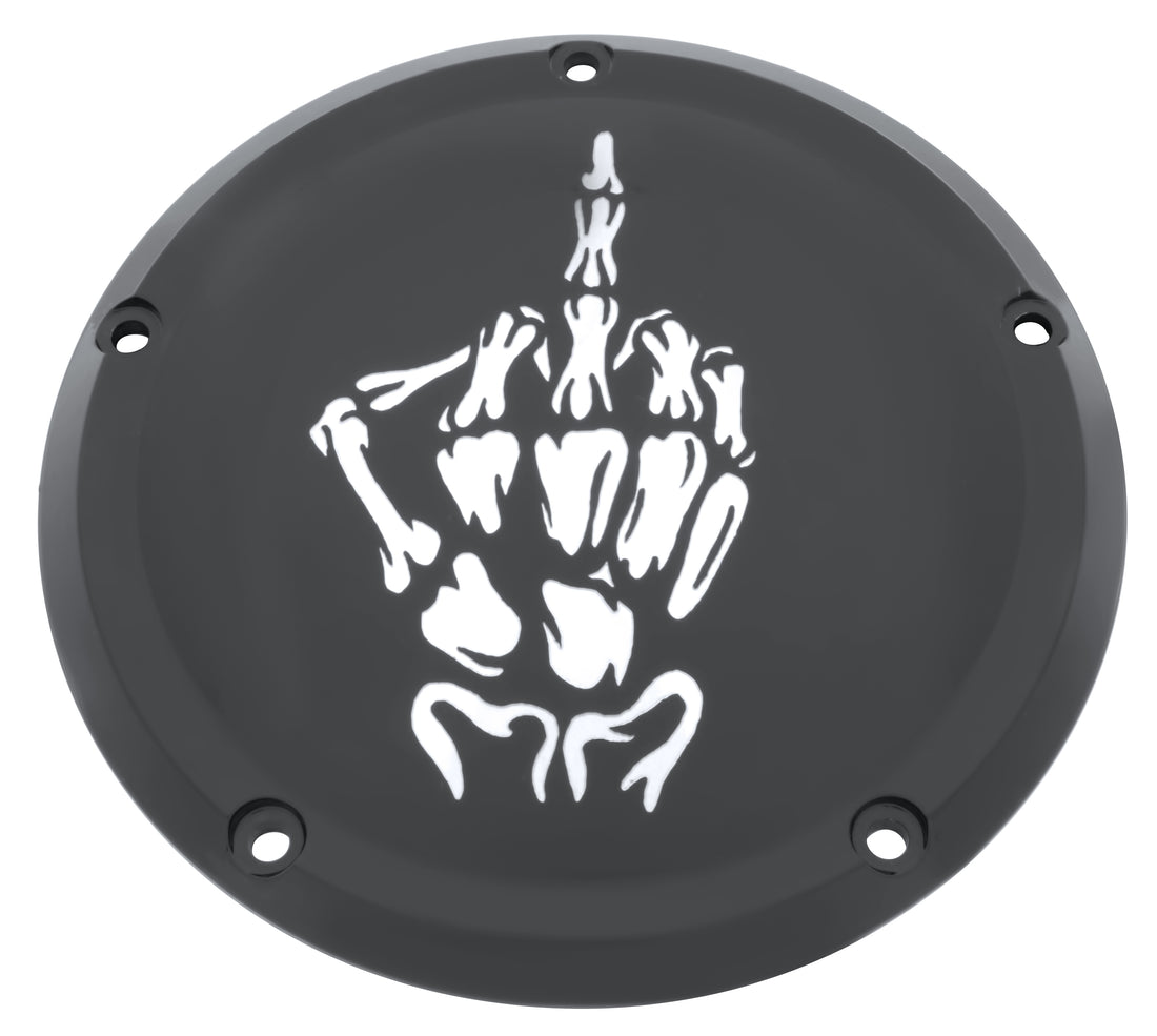 The Finger - Black Gloss Derby Cover, 7 ¾ inches diameter