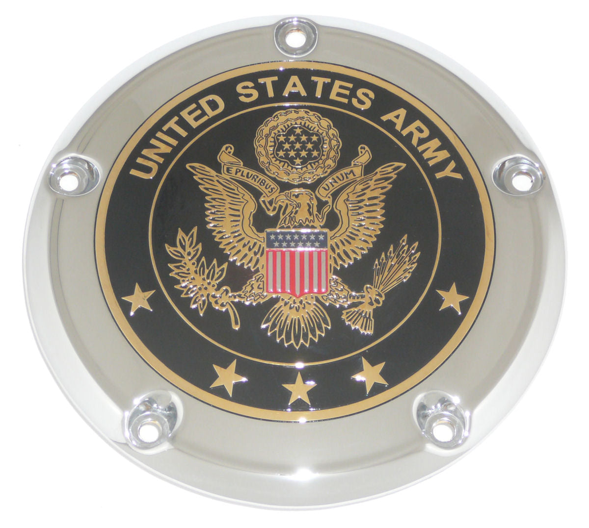 US Army Seal - Black & Gold TC Derby Cover – Custom Engraving Ltd